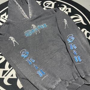 Grey and Blue Skin Industries Hoodie